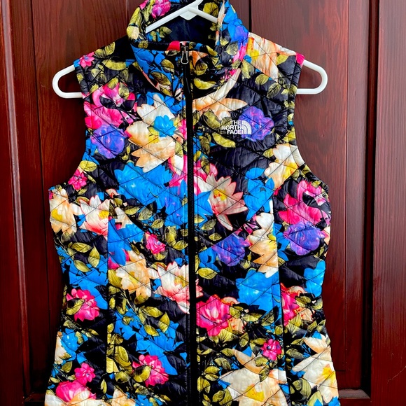 North Face Floral Womens Vest 